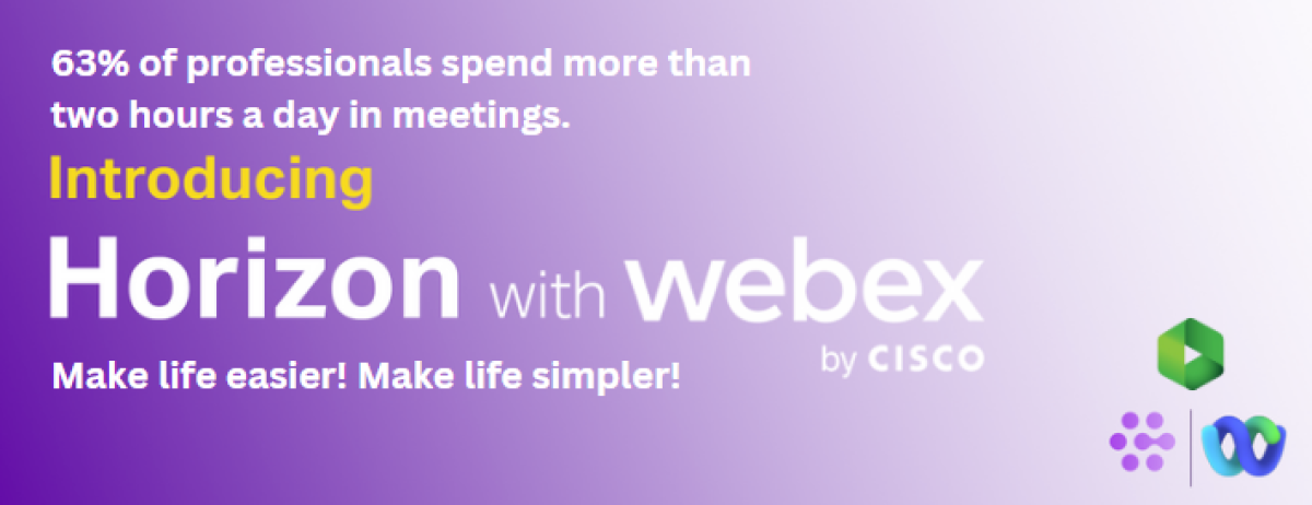 horizon with webex