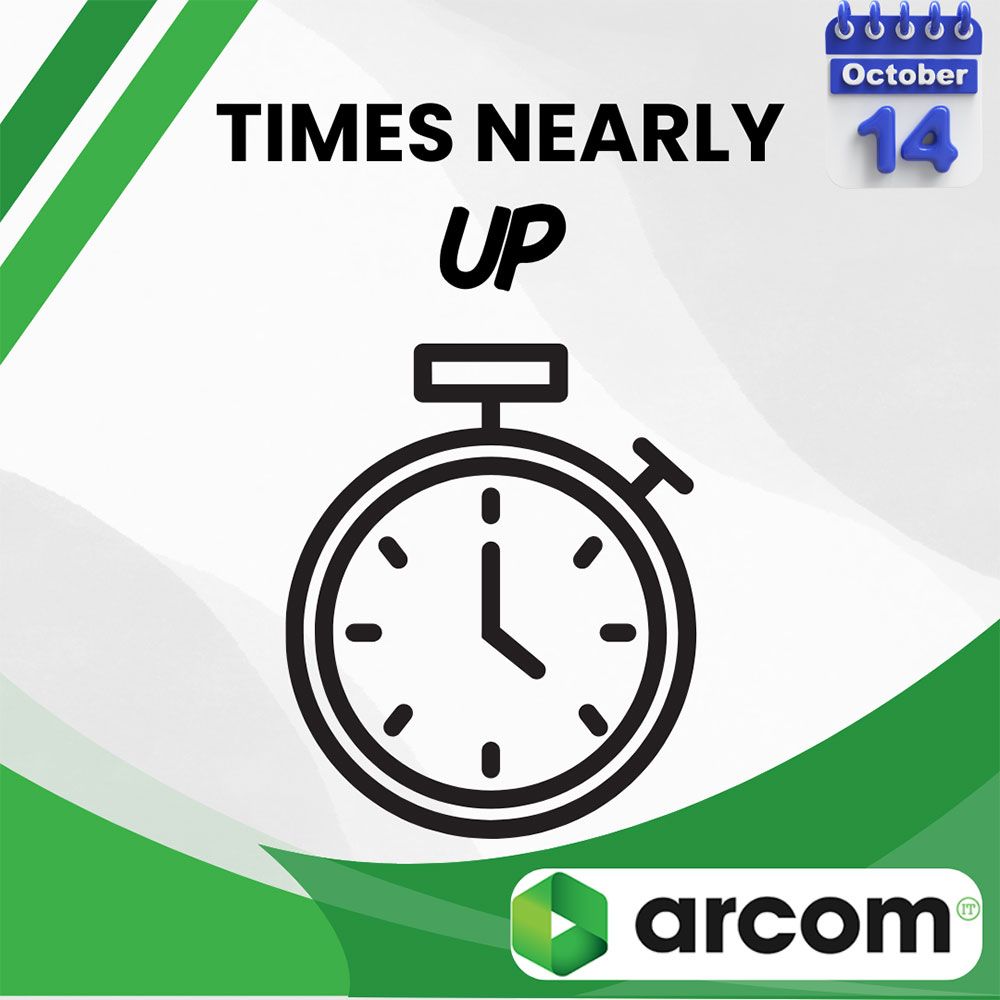 time is nearly up poster